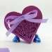 Heart Shape Candy Box Wedding Box Customized Laser Cut Paper